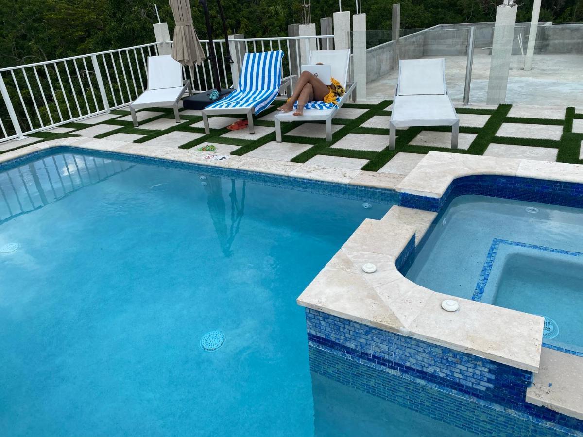 Luxury 2 Bedroom Rooftop Pool View Unit #3 Villa Falmouth