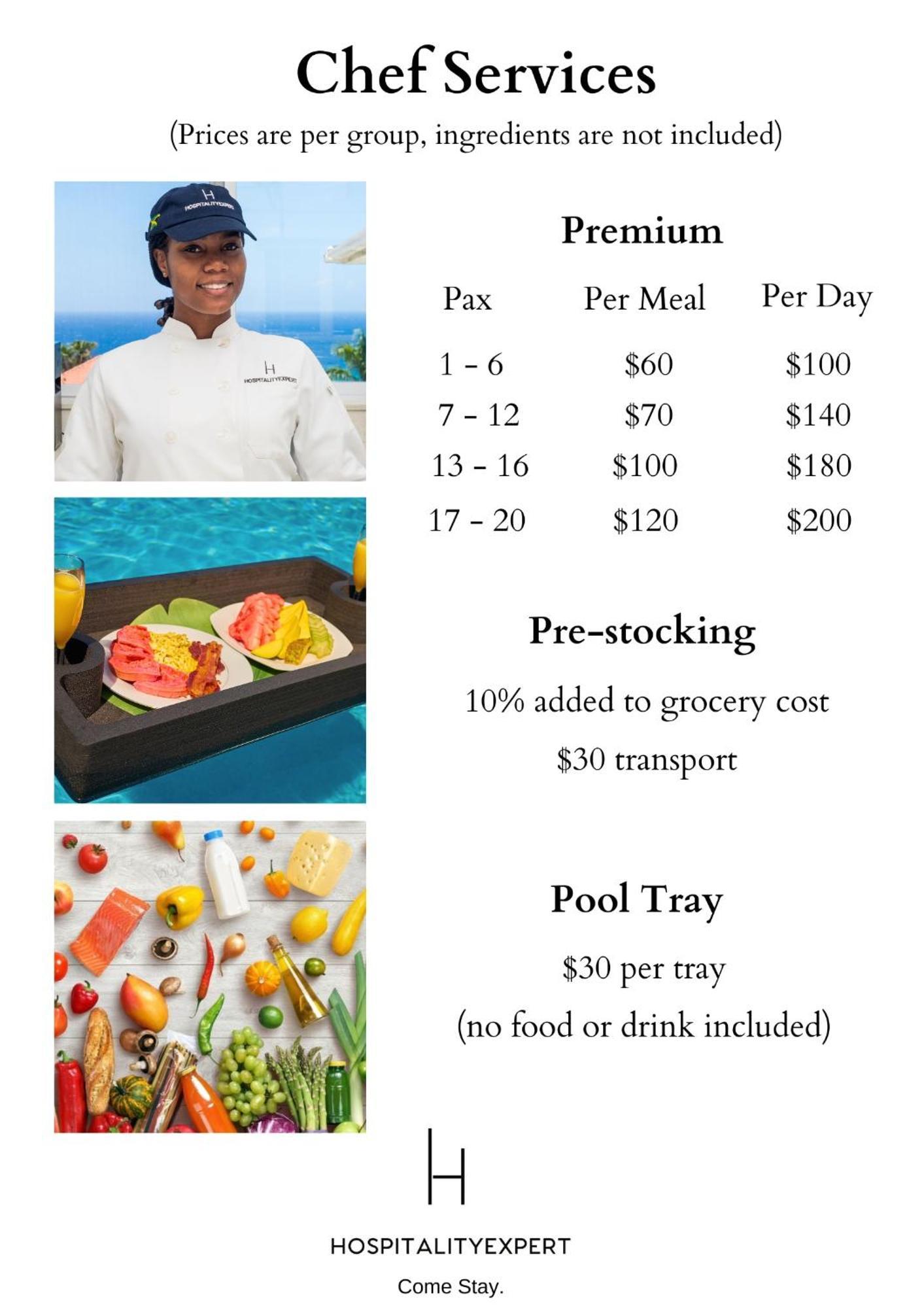 Hospitality Expert Bts 2 - Pool & Chef * Montego Bay